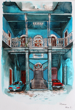 Illustration carnet de voyage -alice laverty