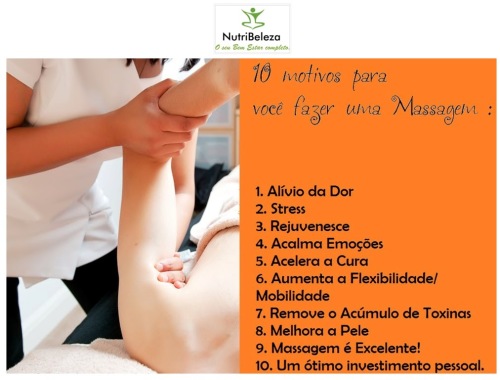 Porquê fazer massagem