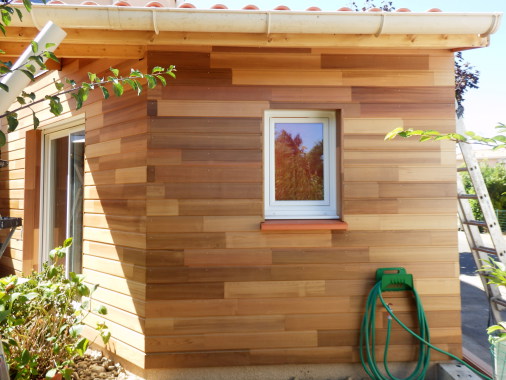 Extension d'une maison ossature bois a Blagnac "31"