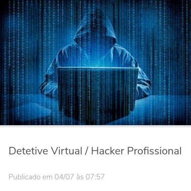 Detetive Virtual / Hacker Profissional