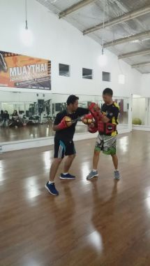 Private group class at gym