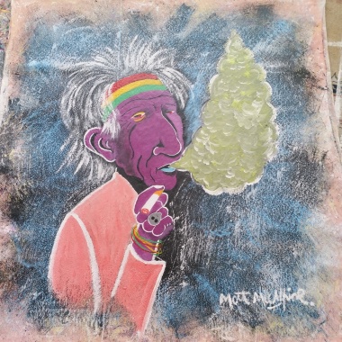 Keith richards Acrylic on canvas now in south carolina USA.