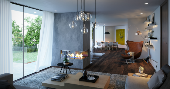 Arkitekttegnet Villa, design