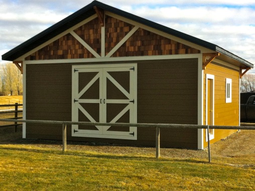 Oversized storage shed