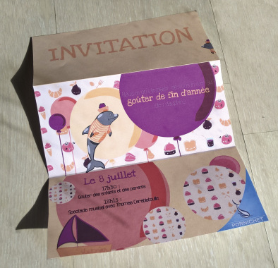 Invitation crèche les dauphins de Pornichet