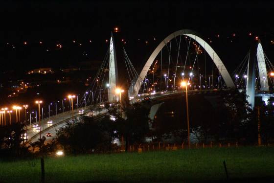 foto noturna - vista do CCBB