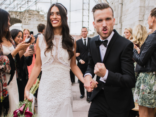 Esse foi um casamento que fotografei na Noruega.