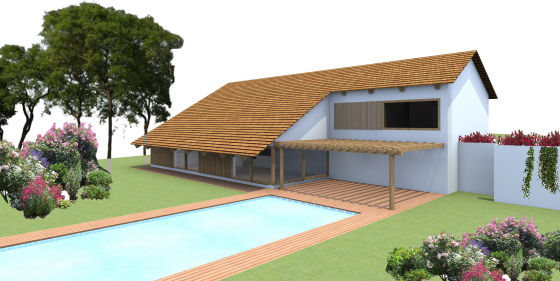 Projeto e obra de arquitetura 
Cliente: Isabel Lessa
Local: Ceifães