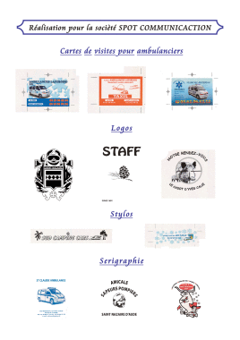 Cartes de visite, créations originales de logos, logos pour sérigraphie