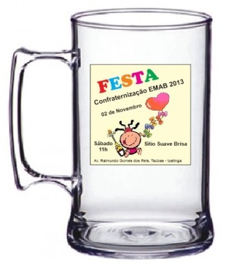 Adesivo Caneca festa