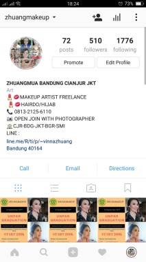Di follow langsung ya @zhuangmakeup