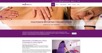 Página Web a medida: FisioMassana.