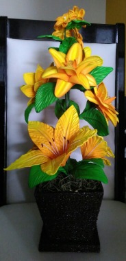 Arranjo de flores diversas