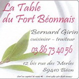 La Table Du Fort Béonnais