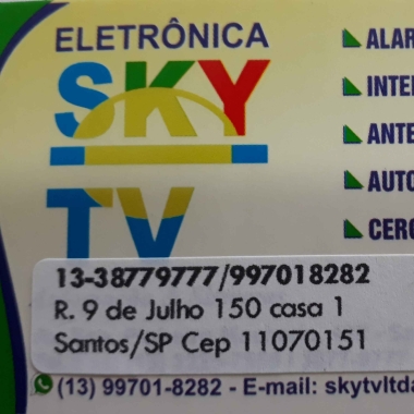 Eletrônica Sky Tv - Santos