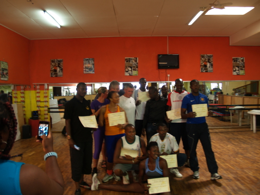 Les premiers diplômés FGT, Abidjan septembre 2013