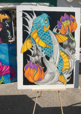 chassie sur toile
