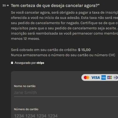 Quero Cancelar Esse Site Golpista