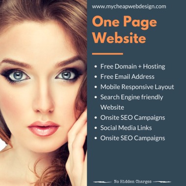 One Page Website Design Vancouver
