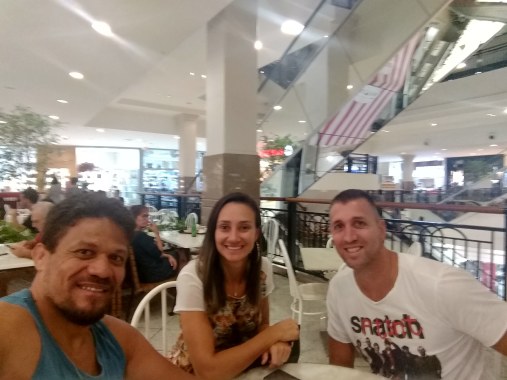 Jantarzinho com o casal de alunos!