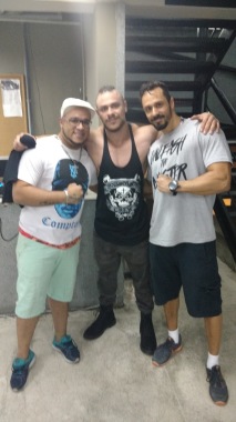 Com Léo Stronda na academia XGYM