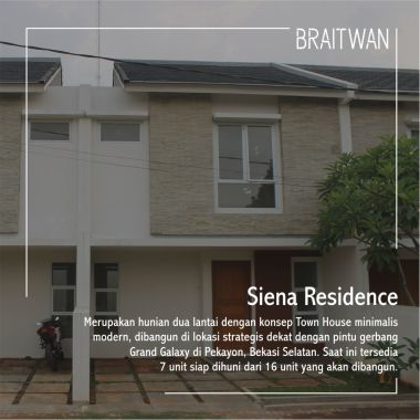 Kerjasama manajemen pemasaran Perumahan Siena Residence