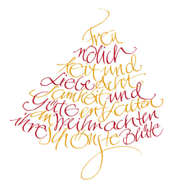 Weihnachtskarte für Fedrigoni Deutschland GmbH