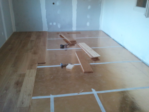 pose parquet avec isolant