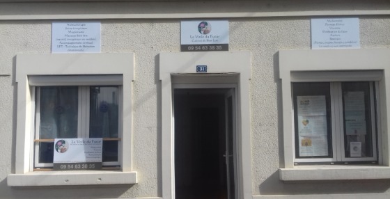 La façade du cabinet de bien être