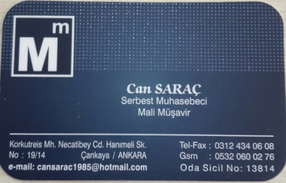 SARAÇ MALİ MÜŞAVİRLİK