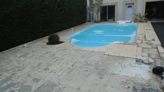 Déposer ancien carrelage