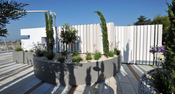 Cannes Privatgarten Sichtschutzwand