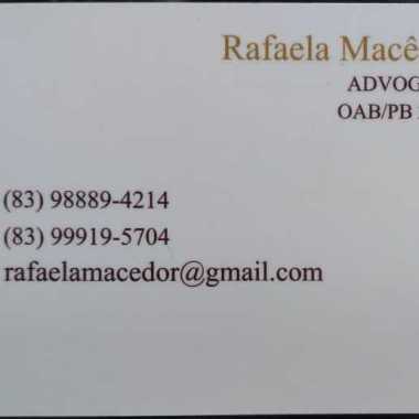 Rafaela Macêdo Rodrigues Advogada
