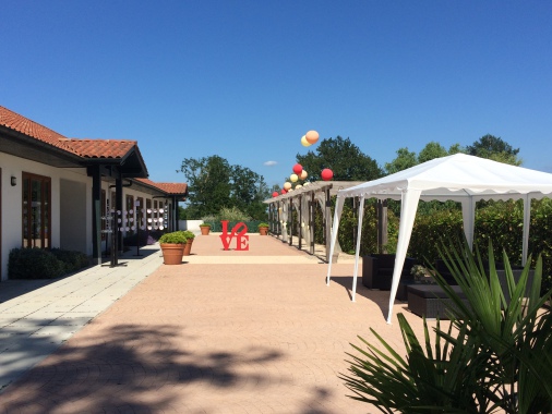 Domaine de Larbeou - La Grande Salle et ses terrasses