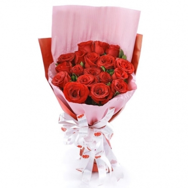 hand bouquet 20 tangkai mawar