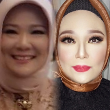 Makeup pesta buat bunda Heny