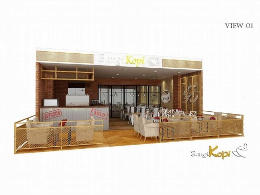 View Depan Bangi Kopi di Phinisi Point