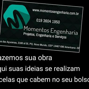 Momentos Construções Engenharia Projetos Serviços