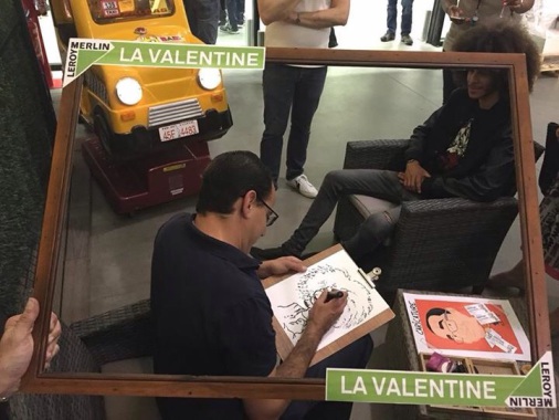 Soirée caricature chez Leroy merlin