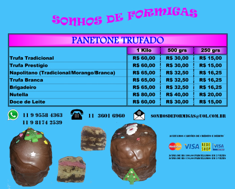 Panetones Trufados.