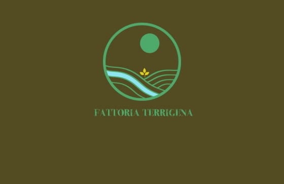 fronte biglietto da visita realizzato per vendita di prodotti biologici a chilometro zero. Logo interamente realizzato in vettoriale