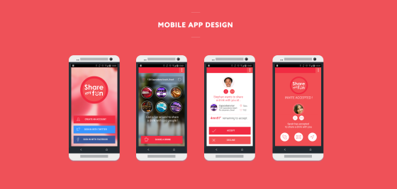 Share my fun Mobile App Design