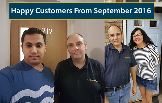 Tony with customers
