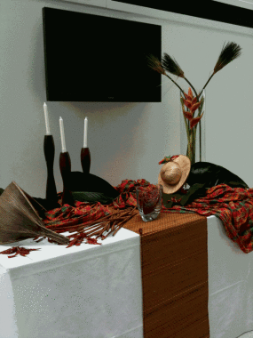 Buffet décoré