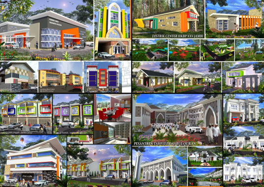 Rumah Sakit Narariya Husada Madiun, District Centre HKBP Jambi, Gudang Bea Cukai Jakarta, Hotel d'Kos, Pesantren Daarul Qur'an.