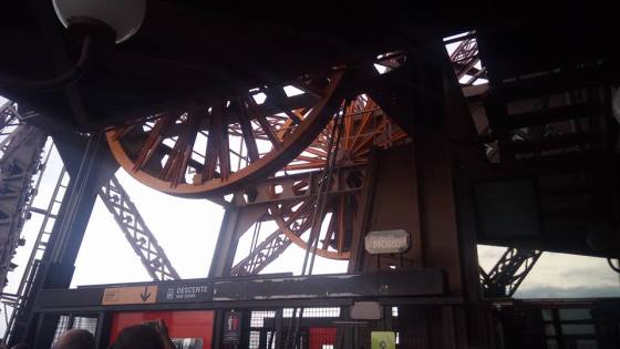 Roue interieur Tour Eiffel visite du 27 mai 2016