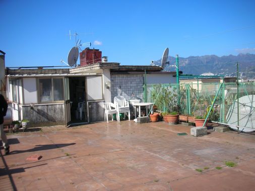 Il terrazzo prima...