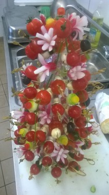 Hérisson de légumes