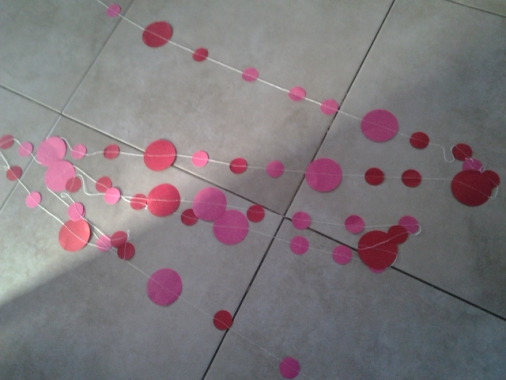 Des guirlandes en papier a coudre