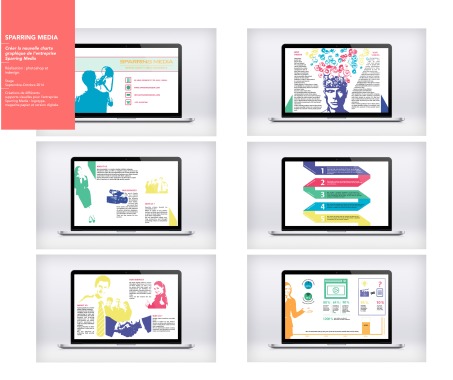 Création de la nouvelle charte graphique chez Sparring Media